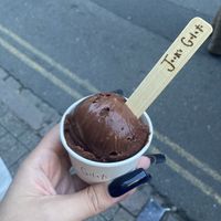 Vegan dark chocolate   at Jack's Gelato in Cambridge