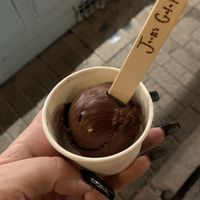  Dark chocolate vegan gelato   at Jack's Gelato in Cambridge
