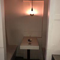 Cosy booth seating for 4 or 6 at Jack's Gelato in Cambridge