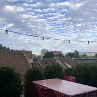 Aussicht von der Terrasse at Trudelkeller in Baden