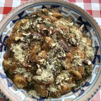 Gnocchi (riesige Portion, wurde mir anstandslos eingepackt!) at Trudelkeller in Baden