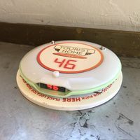 cool order pucks that tell the servers what table you’re sitting at  at Tourist Home - All Day Cafe in Flagstaff
