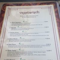 All vegetarian dishes can be made vegan at Ganesha in Nuremberg