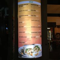 Menu  at Wraps and Bowls in Berlin