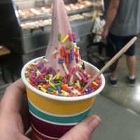 oat milk soft serve at PLNT Burger in Silver Spring