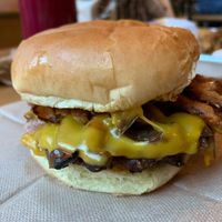 BBQ Mushroom Bacon Burger at PLNT Burger in Silver Spring