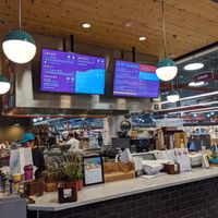 Counter and menu at PLNT Burger in Silver Spring