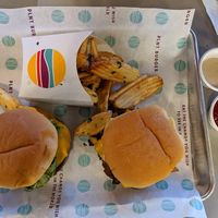 Cheeseburger and fries at PLNT Burger in Silver Spring