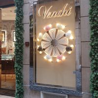 Outside at Venchi in Rome
