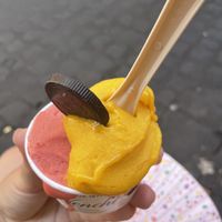 Helado de  fresa y mango   at Venchi in Rome