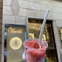 Granita de fresa  at Venchi in Rome