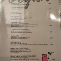 Vegane Karte at Meygarten in Gladbeck