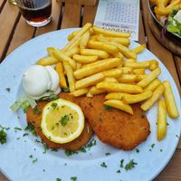 Seitan snitzel at Meygarten in Gladbeck