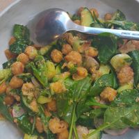 Chickpea salad at Ella Greek Cooking in Athens