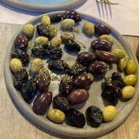 Olives  at Ella Greek Cooking in Athens