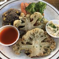 Cauliflower steak  at Sunset House in George Town