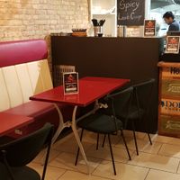  I could smell the food from the street and went into a little restaurant.
Great atmosphere inside the restaurant. the restaurant has five to six vegetarian options at Currybox in Copenhagen