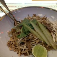 Pad Thai- I didn’t enjoy but I was full from the other amazing food. at JNcQUOI Asia in Lisbon