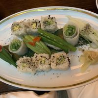 Sushi appetizer with no seaweed wrap.  Excellent!! at JNcQUOI Asia in Lisbon