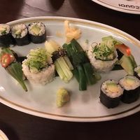 Vegan sushi at JNcQUOI Asia in Lisbon