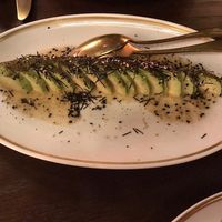 Avocado w sesame dressing at JNcQUOI Asia in Lisbon