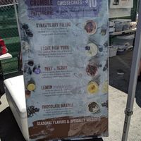 Menu at Crumble and Whisk in San Francisco