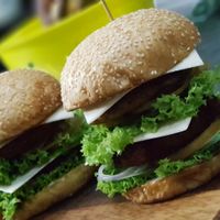 Fulfill your temptation by having our double cheese burger   at Chayo Cafe in Petaling Jaya