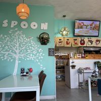 Decor is nice and ask for a marker to show you made the trip to this fanatic spot in NB  at Spoon Sushi - Lonsdale in Moncton
