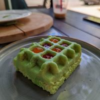 Pistachio cake at Garun in Yerevan