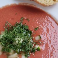 Gazpacho at Garun in Yerevan