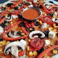 Pizza at Garun in Yerevan