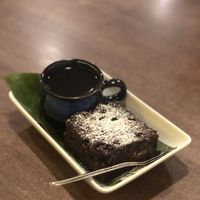 Vegan brownie  at Mr Green in Chiang Mai