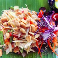 Som tam  at Mr Green in Chiang Mai