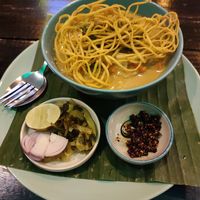 Must try! Delicious Khao Soi and best Mango Smoothie in town. at Mr Green in Chiang Mai