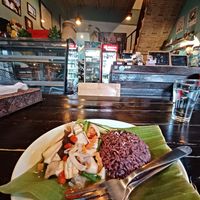 Mushroom stir fry 😋 at Mr Green in Chiang Mai