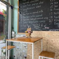 Indoor seating   at Mr Green in Chiang Mai