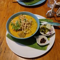 Khao soi at Mr Green in Chiang Mai