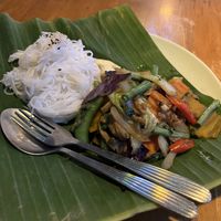 Tofu basil  at Mr Green in Chiang Mai