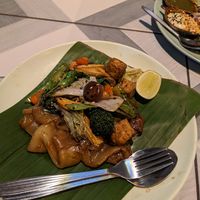 Vegetable Pad See Ew at Mr Green in Chiang Mai