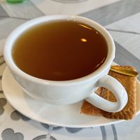 Hot ginger tea (40 THB)  at Mr Green in Chiang Mai