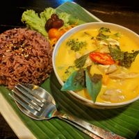 Thai Red Curry at Mr Green in Chiang Mai