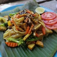 Pad see ew at Mr Green in Chiang Mai