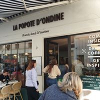 Outside at La Popote d'Ondine in Nice