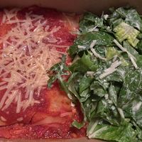 Vegan lasagna  at Peña Pachamama in San Francisco