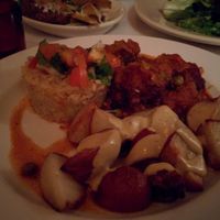 vegan albodingas at Peña Pachamama in San Francisco