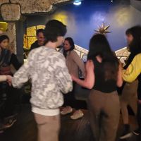 Dancing during show at Peña Pachamama in San Francisco