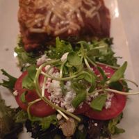 lasagna dish at Peña Pachamama in San Francisco