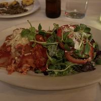 Vegan lasagne   at Peña Pachamama in San Francisco