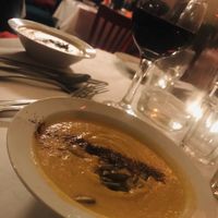 Butternut soup at Peña Pachamama in San Francisco