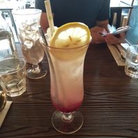 Sour cherry and lime mocktail at Nasi Lemak Korner in Como